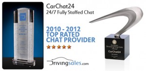 2013 DrivingSales Chat award - CarChat24