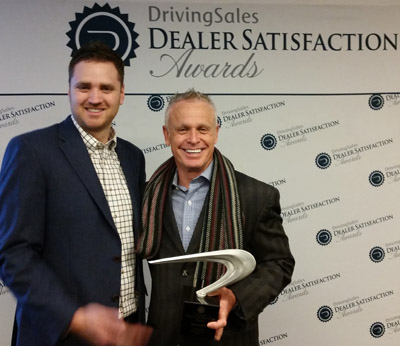 ANOTHER CHAT TROPHY! CarChat24 Presented with 2014 DrivingSales Dealer Satisfaction Award