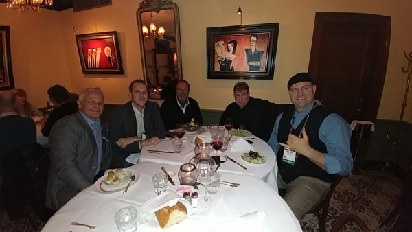 CarChat24 team joins dealers for dinner at Arnauds in New Orleans during 2017 NADA Conference