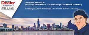 Tom LaPointe will present at the Digital Dealer Workshops Chicago with Brent Durham June, 6.