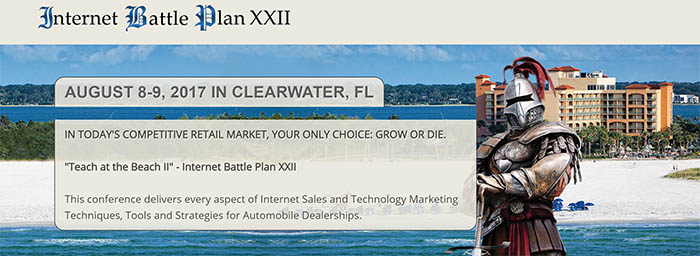 CarChat24 to sponsor Jim Ziegler's Internet Battle Plan on the beach.