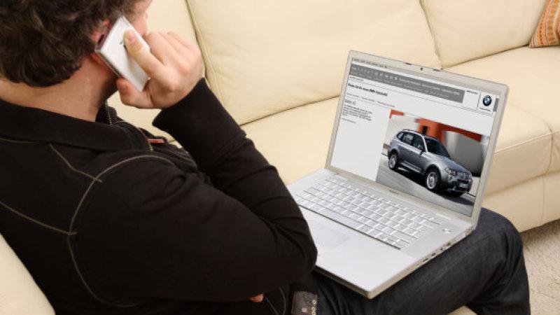 Shopping for cars online