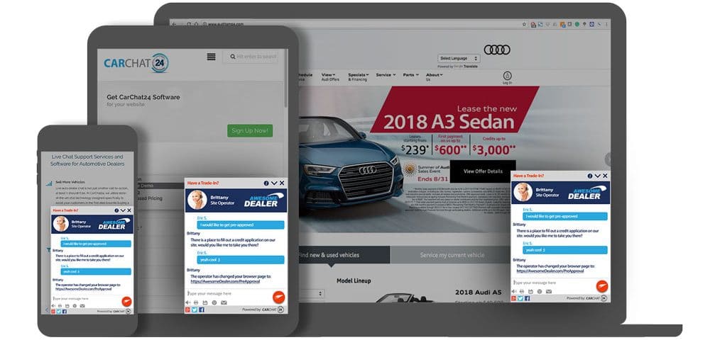 Live Chat Sells Cars