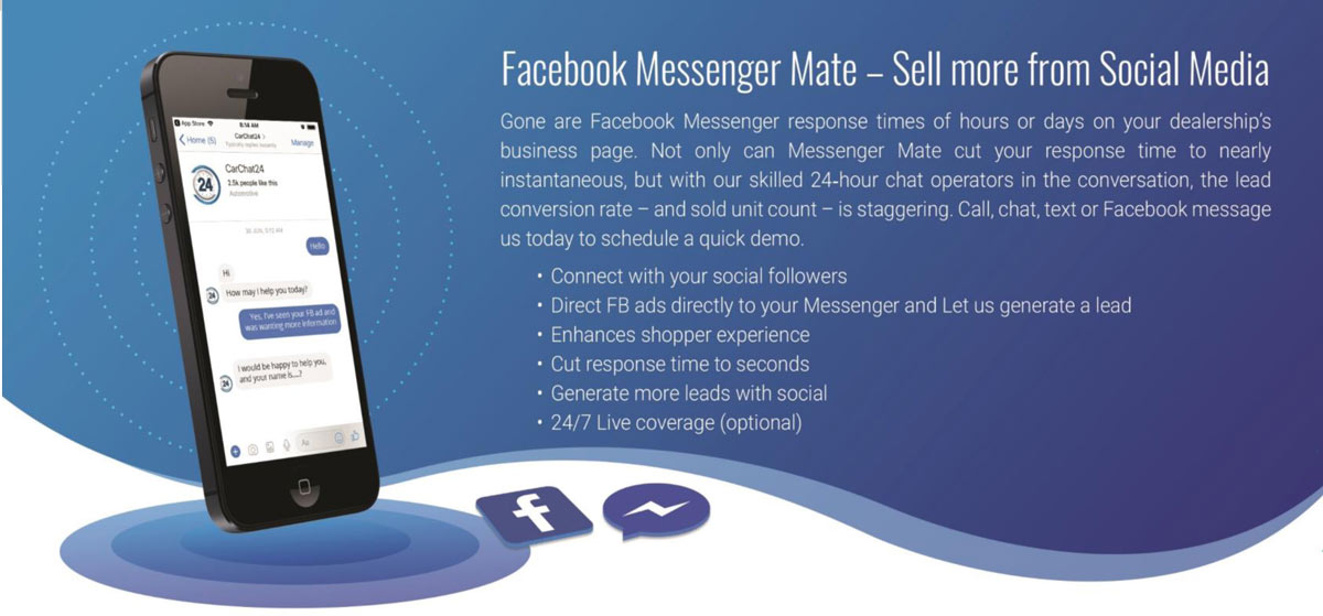 CarChat24 Facebook Messenger Mate