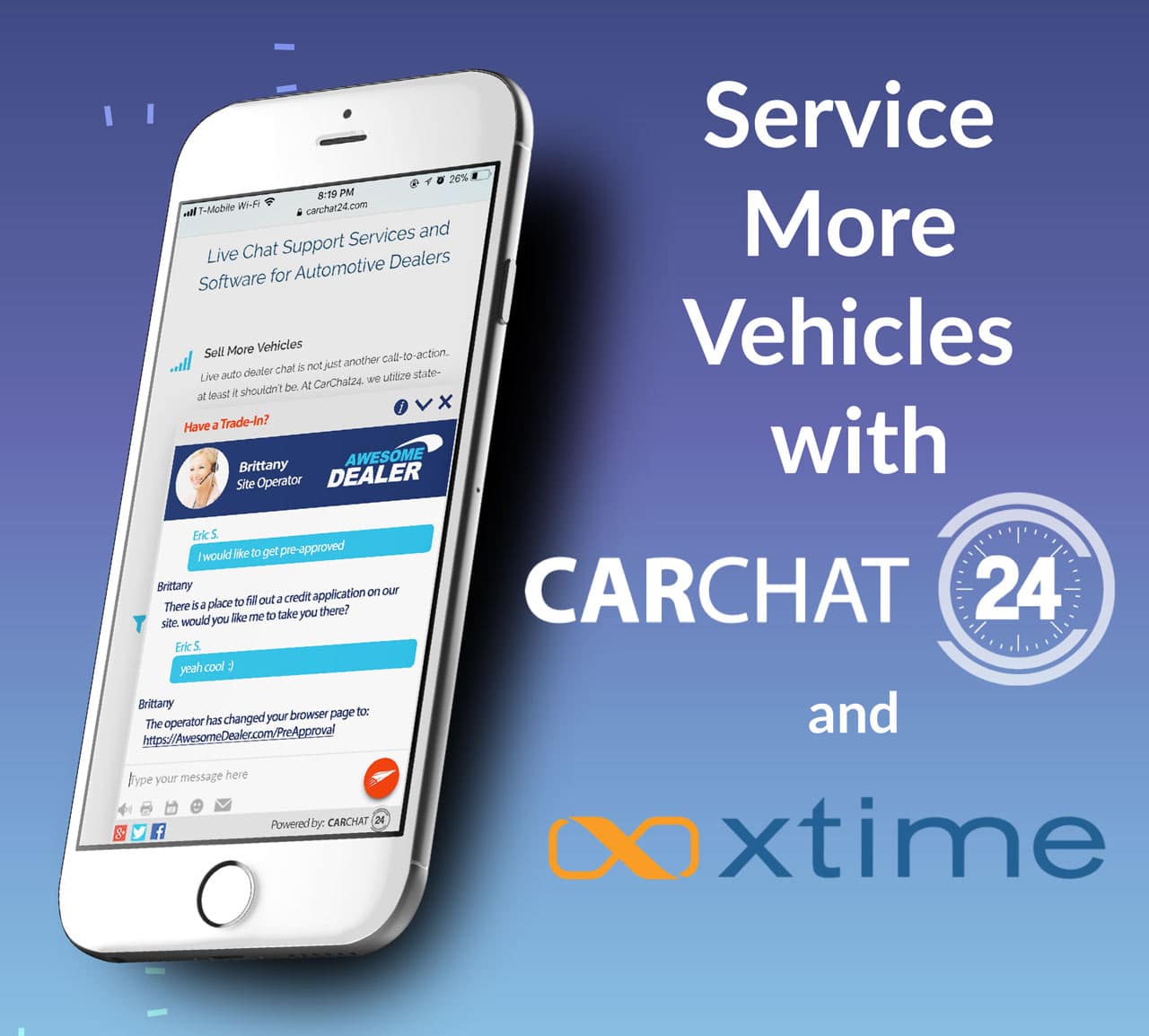 Get More Service Appointments with CarChat24 and Xtime