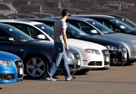 walking the lot